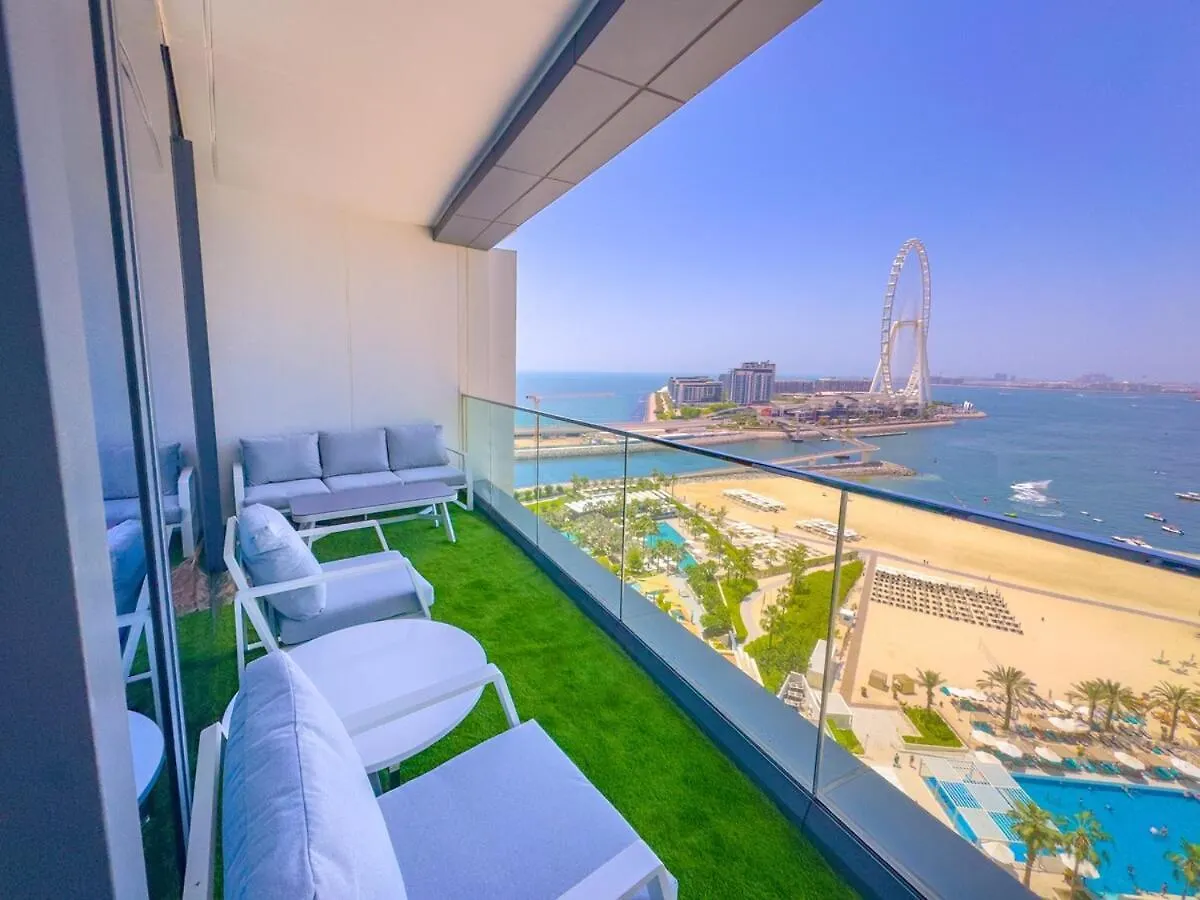Address Beach Resort Epic Palm View 12Th Floor 4Guests Dubaj Apartmán